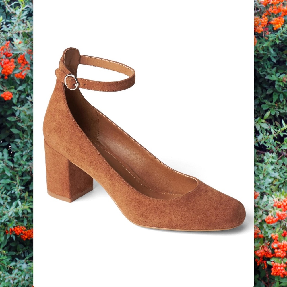 GAP Ankle-Strap Block Heels